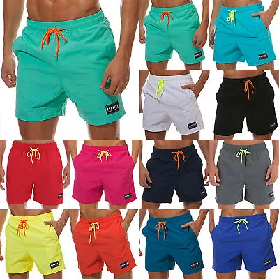 Men Swimming Board Shorts Swim Trunks Swimwear Beach Summer Quick Dry Short Pant • £16.39