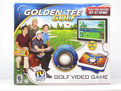 Golden Tee Golf Plug N Play 2011 Jakks Pacific Classic Home TV Edition Game NEW • $134.99