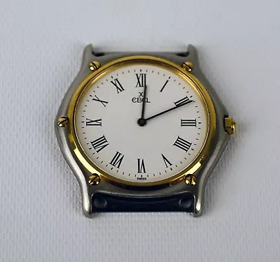 $500 • Buy Ebel Men's Steel /750 Gold Classic 37mm Without Bracelet 181903 NEEDS SERVICE
