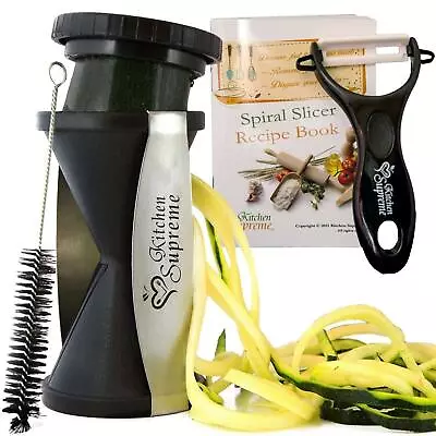 Veggie Spiralizer Vegetable Zucchini Spiral Slicer Food Noodle Maker Cutter US • $9.35