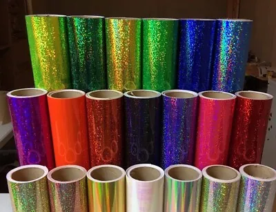 Holographic SEQUINS Sign Vinyl Sparkle Glitter Twinkle  Choose Color And Size • $34.95