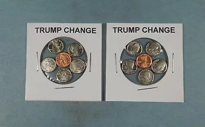 Trump Change - 10 Mini Coin Sets - 5 Of Each Type. • $17.50