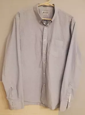 J.Crew Thomas Mason Gray Dress Shirt Slim Fit XL 17x17.5 • $18.97