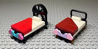 Custom Lego MOC Heart Bed Accessory Set Pick Your Color (Qty. 1) 100% Authentic • $12.49