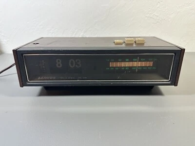 $34.99 • Buy Lloyds FM/AM Alarm Clock Radio Model 1J61G-118B Flip Clock