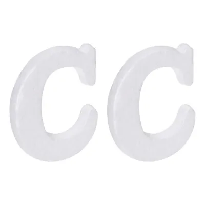 £3.75 • Buy Foam Letters C Letter EPS White Polystyrene Letter Foam 100mm/4 Inch, Pack Of 2