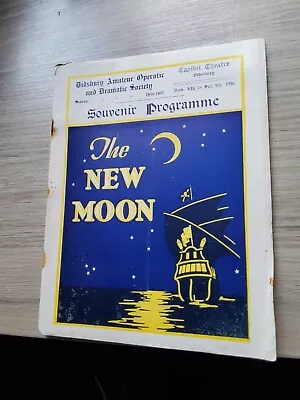 Theatre Programme 1936manchester Capital Disbury The New Moon • £9