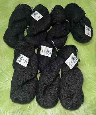 7 Skeins NSW WOOL YARN Lot Rustic Mixed Brands Norway Finland  770 Total Weight • $34.99