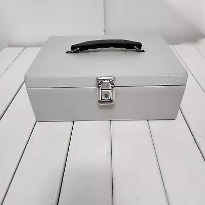 Vintage Rockaway Metal Cash Lock Box+Removable Cash Drawer NO LOCK-11  X 8  X 4  • $20.33