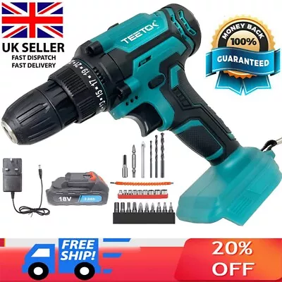 For Makita 18V DHP484Z Cordless Electric Drill Impact Wrench Driver Multiple Set • £29.29