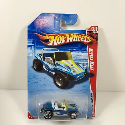 Hot Wheels 2010 Race World Beach Series #177 Meyers Manx Blue W/ Walmart BFG5SPs • $14.39