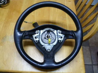 1999 2002 VW Cabrio Convertible Steering Wheel 3 Spoke Leather W/Clock Spring • $119.99