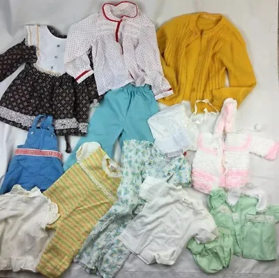 Vtg Estate Misc Baby Kids Dress Pants Clothes Lot Of Sold As Is FLAWS • $39.99