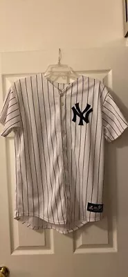 Mark Teixeira Majestic New York Yankees YOUTH Home White Jersey XL • $16