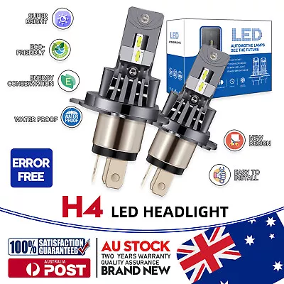 H4 9003 LED Headlight  Kit For Toyota Hilux KUN26 Ute 3.0 D-4D 4WD 2006-2015 • $48.99