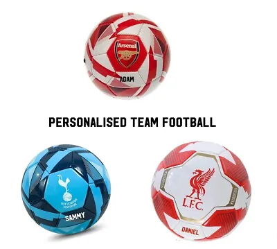 £22.99 • Buy Personalised Football Ball Arsenal Football Gifts Tottenham Gifts Liverpool Gift
