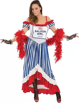 Saloon Girl Fancy Dress Adult Costume - Medium • $23.79