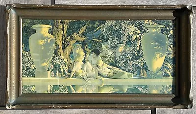 Maxfield Parrish Print Garden Of Allah Original Art Deco Wood Frame 1920’s • $174.95
