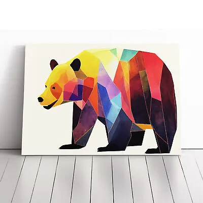 Watercolour Bear Vol.3 Abstract Canvas Wall Art Print Framed Picture Home Decor • $31.05