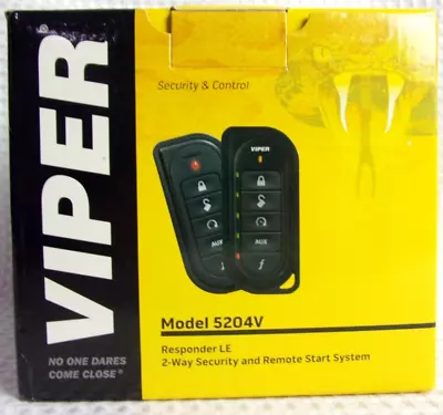 Viper Responder LE 5204V 2-Way Security & Remote Start System NOS Manual Diesel • $399.99