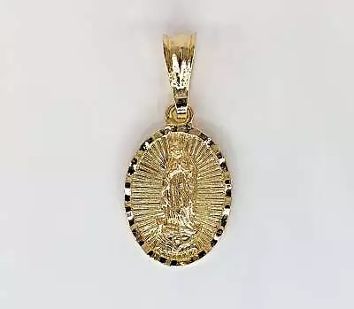 Gold Plated My Lady Virgin Mary Pendant Oro Laminado Virgen De Guadalupe Medalla • $6