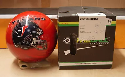 14# 4oz TW 2.0 NIB 2013 Style VIZ-A-BALL NFL HOUSTON TEXANS Bowling Ball • $200