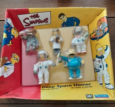 ❤️ THE SIMPSONS DEEP SPACE HOMER Figures - PLAYMATES SET 2002 NEW ❤️ • £28.99