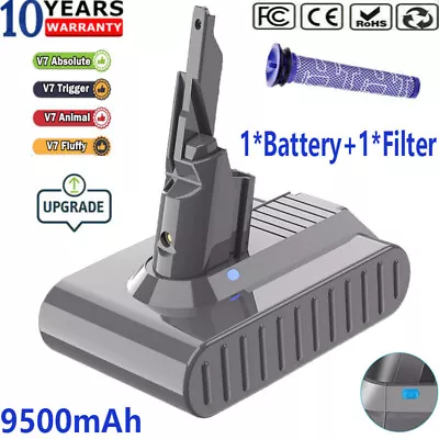 21.6V 9500mAh Sony Cell Battery For Dyson V7 / V7 Animal Handheld Vacuum Cleaner • $40.99