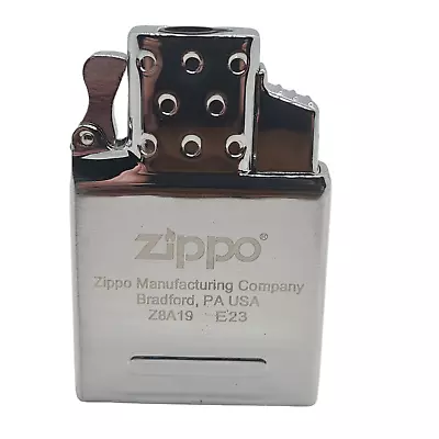 Zippo Single Flame Butane Insert Brand New With Zippo Case Refillable Lighter • £15.99