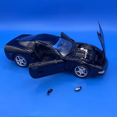 America Muscle ERTL 2003 Corvette Coupe 50th Anniversary 1/18 Black • $25