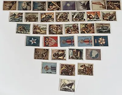 Vintage Lot (34) Freedom’s War Cards; Army/Canada/Korea/Ships/Insignia/Medals • $100.99