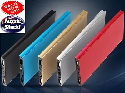 $22.96 • Buy 100000mAh Super Thin Dual USB Power Bank Battery Charger For Samsung IPhone Oppo