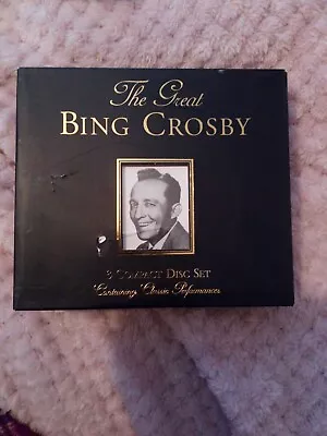 £4.99 • Buy The Great Bing Crosby 3 CD Disc Set Containing Classic Performances