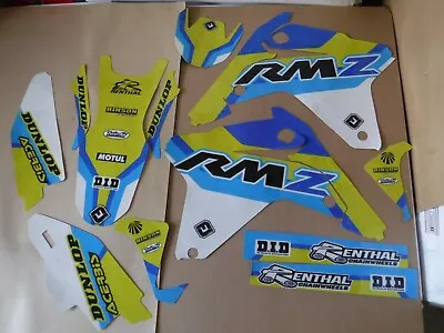 FLU Designs PTS4 Team Suzuki  Graphics  RMZ450  2005  2006  • $49.99