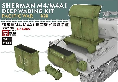 LANMO Model LM35027-1/35 WWII PACIFIC WAR SHERMAN M4/M4A1 DEEP WADING KIT • $35