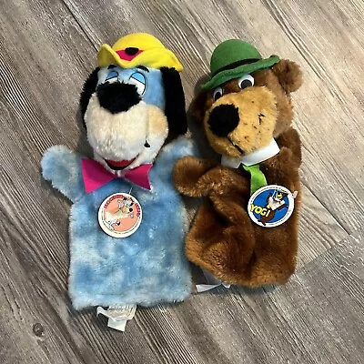 Vintage 1980 YOGI BEAR/ Huckleberry HAND PUPPET Hanna Barbera Productions • $22