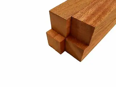 Mahogany Turning Blank Squares - 2  X 2  (4 Pcs) • $30.95