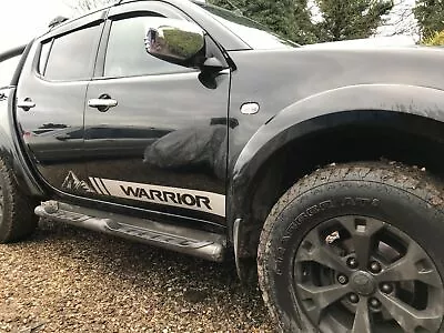 Mitsubishi Warrior L200 Side Stripes Graphics Set Stickers Decals TRITON 4x4 • $25.12