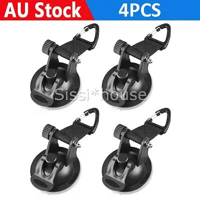 4PCS Heavy Duty Suction Cup Anchor Tie Down Hooks Strong For Car Awning Boat • $17.50