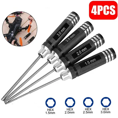 £12.17 • Buy 4pcs RC Hex Screw Driver Repair Tool Kit Set For HSP HPI RC Car Drone Helicopter
