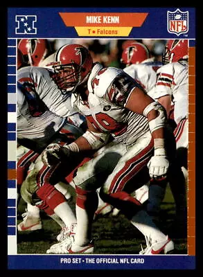 1989 Pro Set 11 Mike Kenn  Atlanta Falcons  Football Card • $1.50