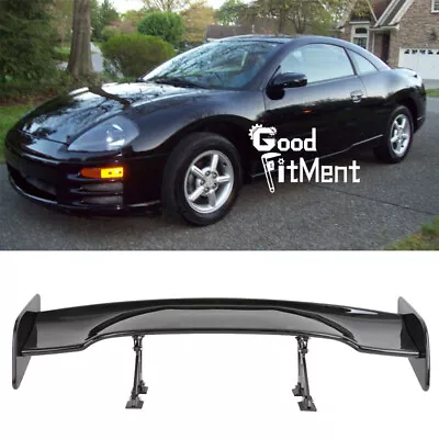 For Mitsubishi Eclipse 1990-2012 46  Rear Trunk Spoiler Racing GT Wing Matte BLK • $145.11