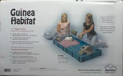 Midwest Guinea Habitat Guinea Pig Cage 47  L X 24  W X 14  H • $64.95