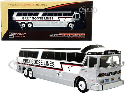 Mci Mc-7 Challenger Bus  Grey Goose Lines  Canada 1/87 Iconic Replicas 87-0335 • $42.95