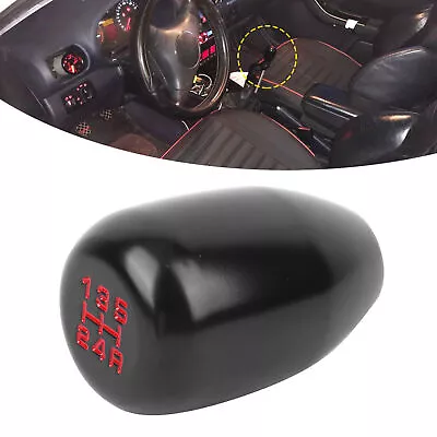 Aluminum Gear Shift Knob Black 5 Speed Car Shifter Lever Modified Accessory⁺ • $13.15