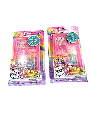 Just My Style ABC Beads Jewellery Making Set Kit . 2 Sets.  Party Gifts • £9.26