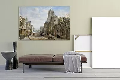 Christ Church Oxford British Art Mounted Canvas Print • £14.99