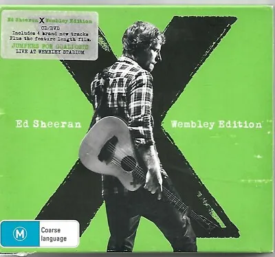 Ed Sheeran X Wembley Edition (2014) CD/DVD In Slipcase • $9.95