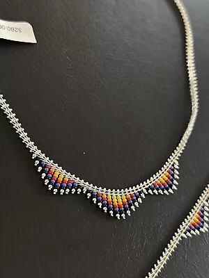 Choker Taxco Mexico  Silver 925 Pendant Collar Necklace Bracelet  Handmade • $120