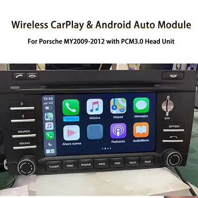 $386.86 • Buy Wireless Apple CarPlay Android Auto Decoder For Porsche  997 Carrera GT3 PCM3.0